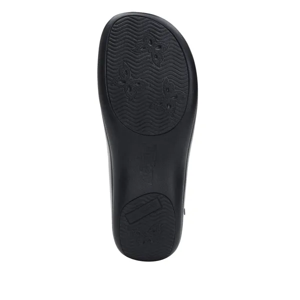 Alegria Womens Keli Professional Nursing Shoes Slip On Leather - Croco Noche