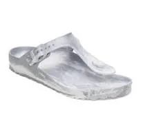 BIRKENSTOCK GIZEH EVA METALLIC SILVER MULTI