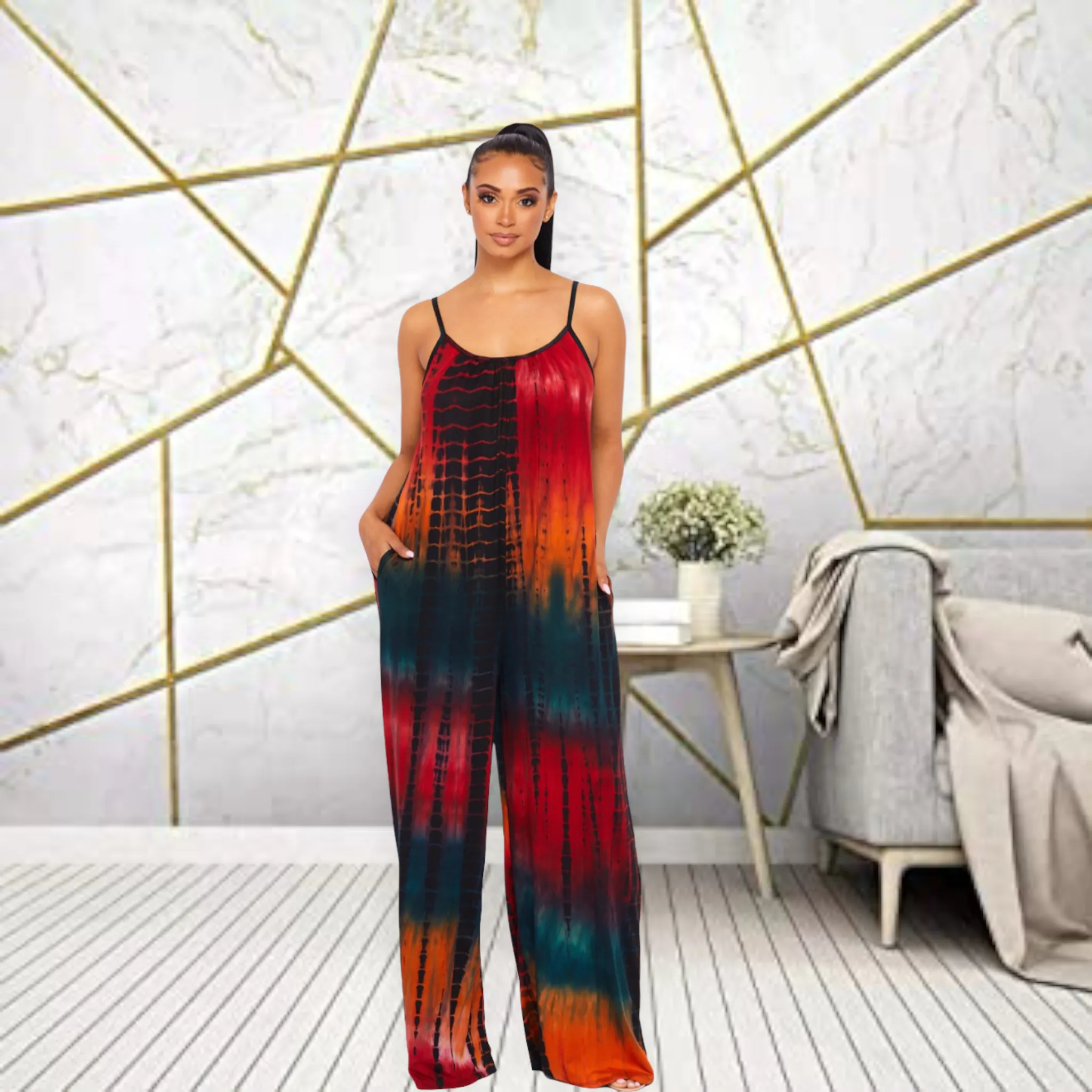 Comfy tank Palazzo Jumpsuit