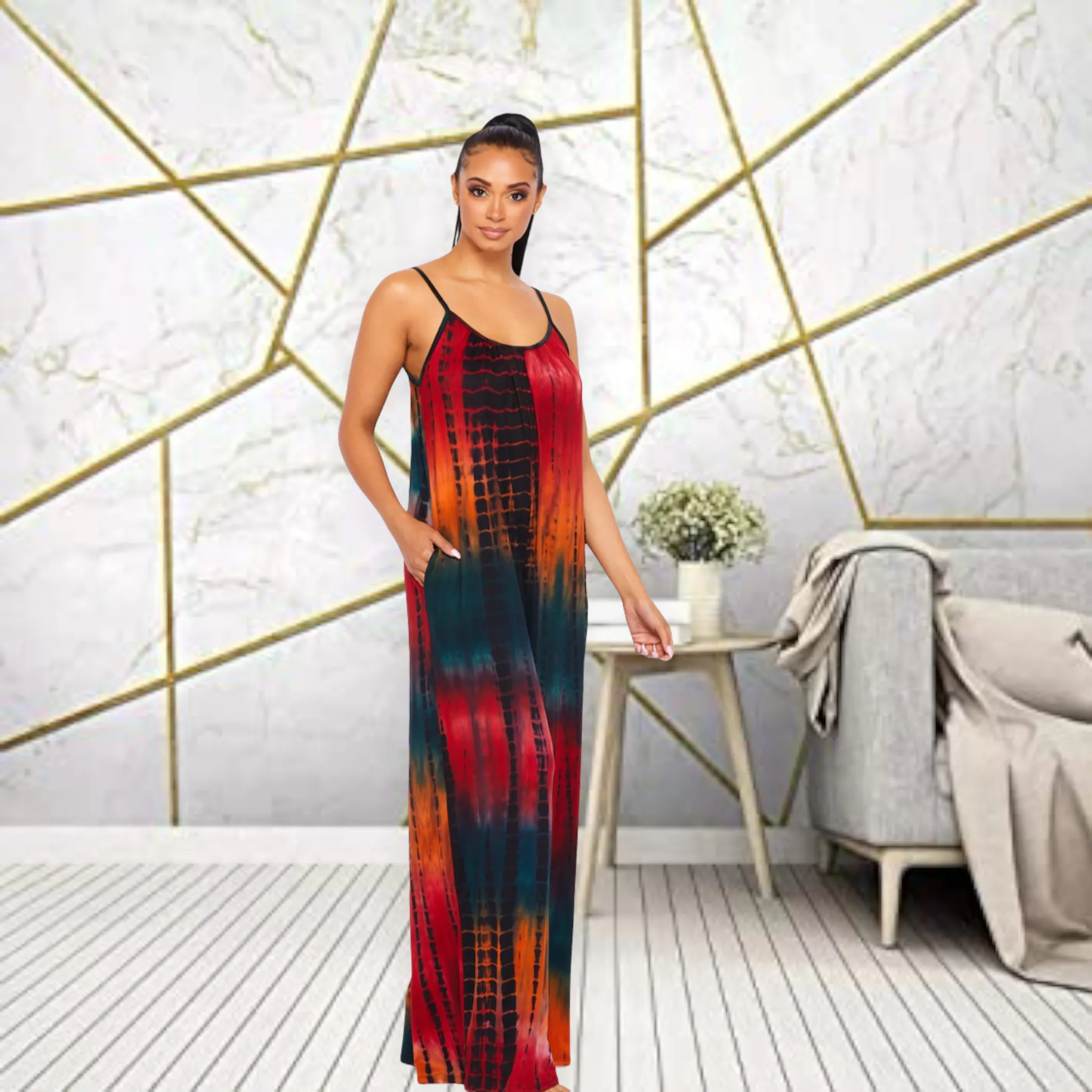 Comfy tank Palazzo Jumpsuit