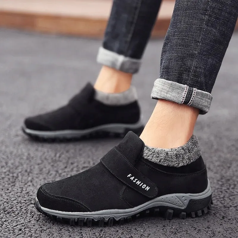 Cuzcare Women Orthopedic Boots Comfortable Suede Leather Warm Fur