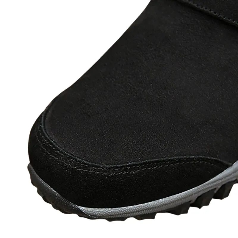 Cuzcare Women Orthopedic Boots Comfortable Suede Leather Warm Fur