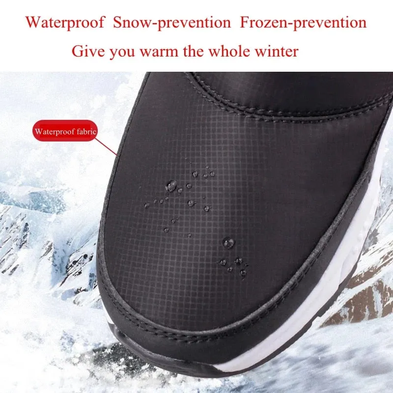 Cuzcare Women Orthopedic Boots Nonslip Waterproof Warm Shoes
