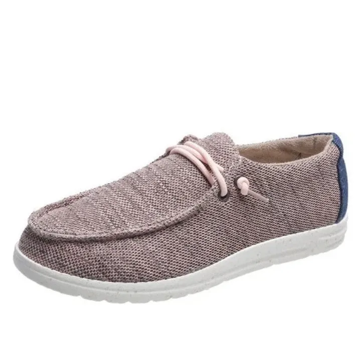 Cuzcare Women Orthopedic Shoes Canvas Mesh Slip-on