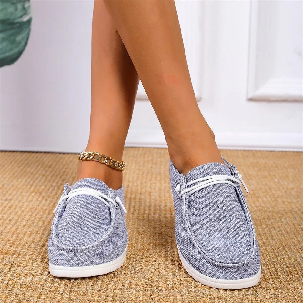 Cuzcare Women Orthopedic Shoes Canvas Mesh Slip-on