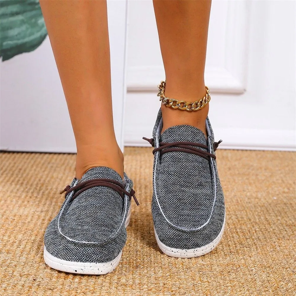 Cuzcare Women Orthopedic Shoes Canvas Mesh Slip-on