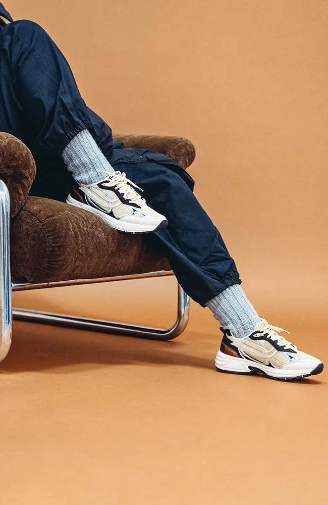 G-eco '99 metallic off-white black silver sneaker