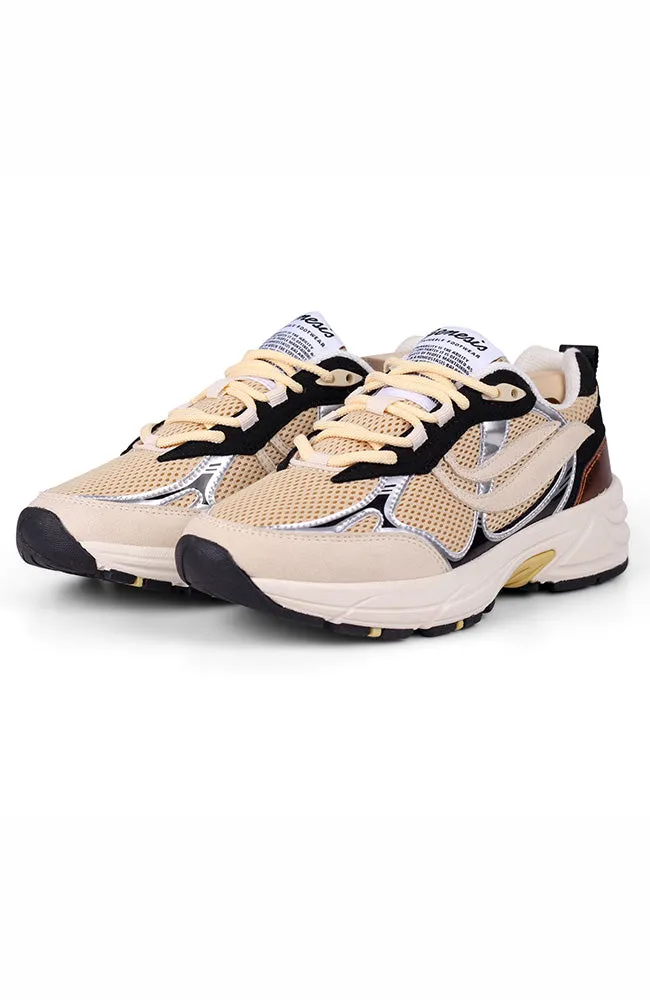 G-eco '99 metallic off-white black silver sneaker