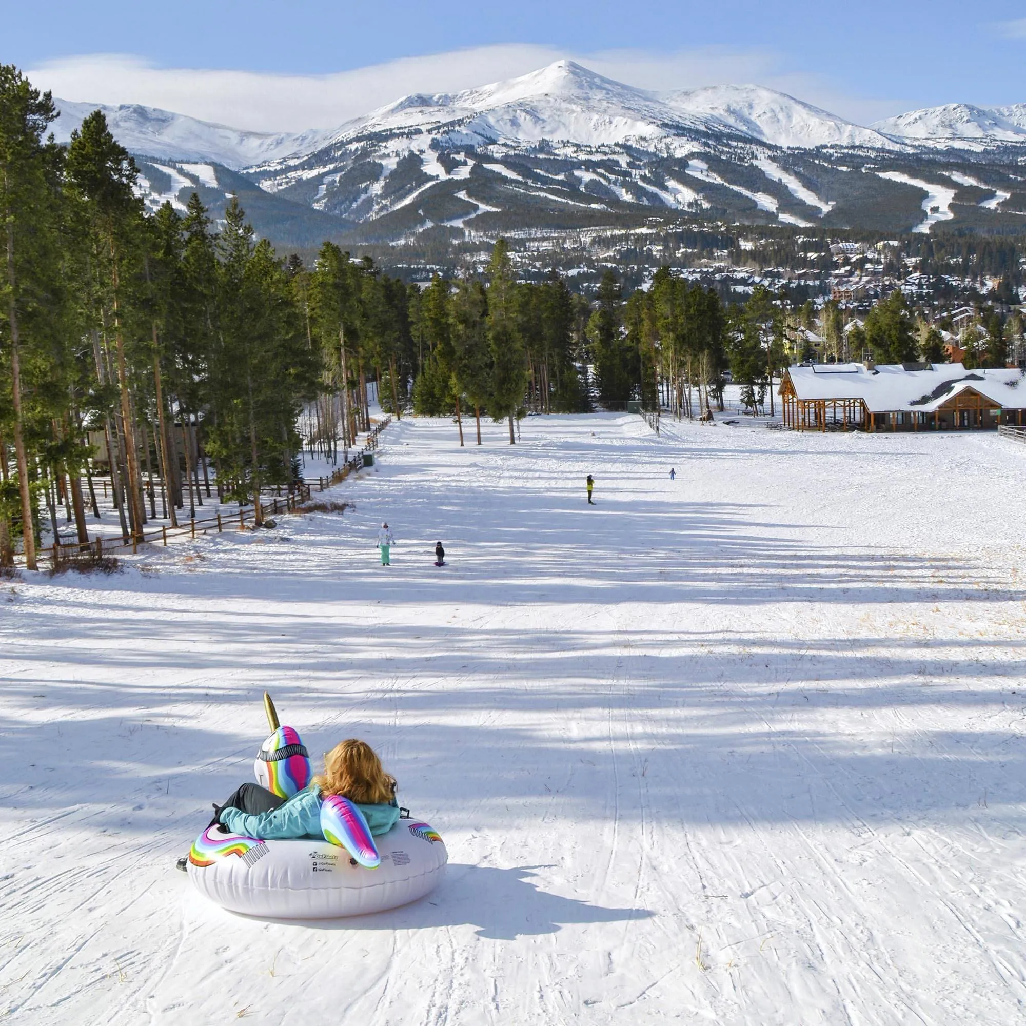 GoFloats Winter Snow Tube - Unicorn