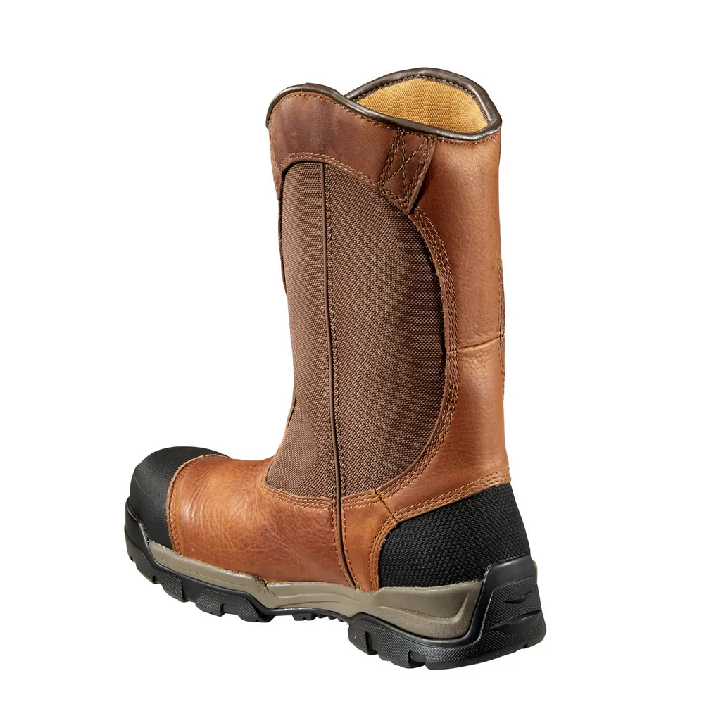GROUND FORCE 10-INCH PULL-ON COMPOSITE TOE - TAN-Peanut Oil Tan Leather | Carhartt CME1355