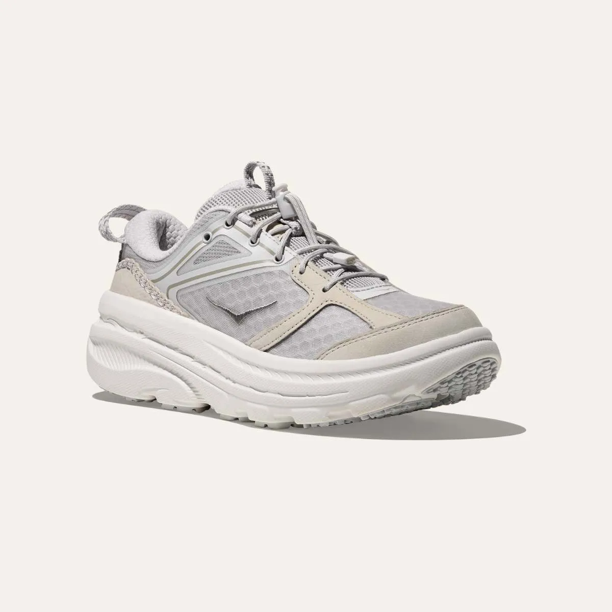 HOKA Bondi B3LS Cosmic Grey / White