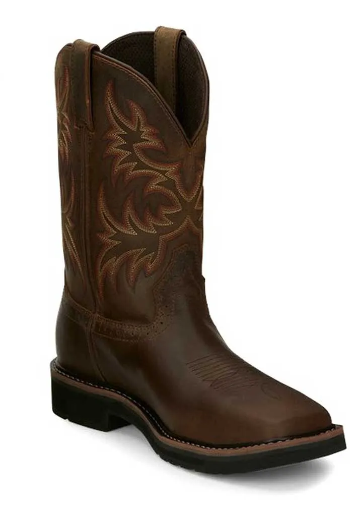 Justin Men's 11 Inch Driller ST WP