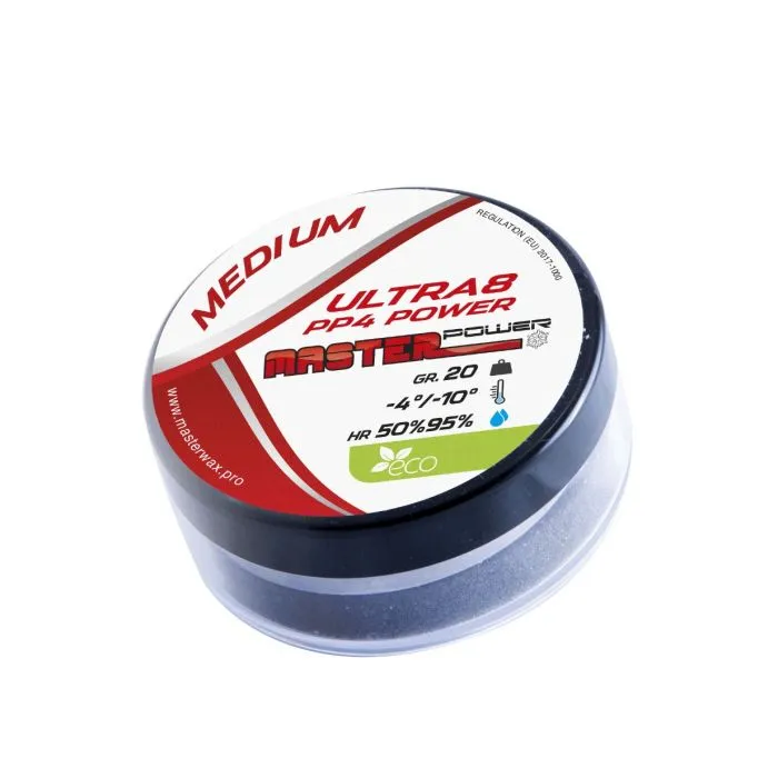MasterWax Medium Ultra8 PP4 POWER HF Wool-Apply Wax (-4C/-10C) | 20g