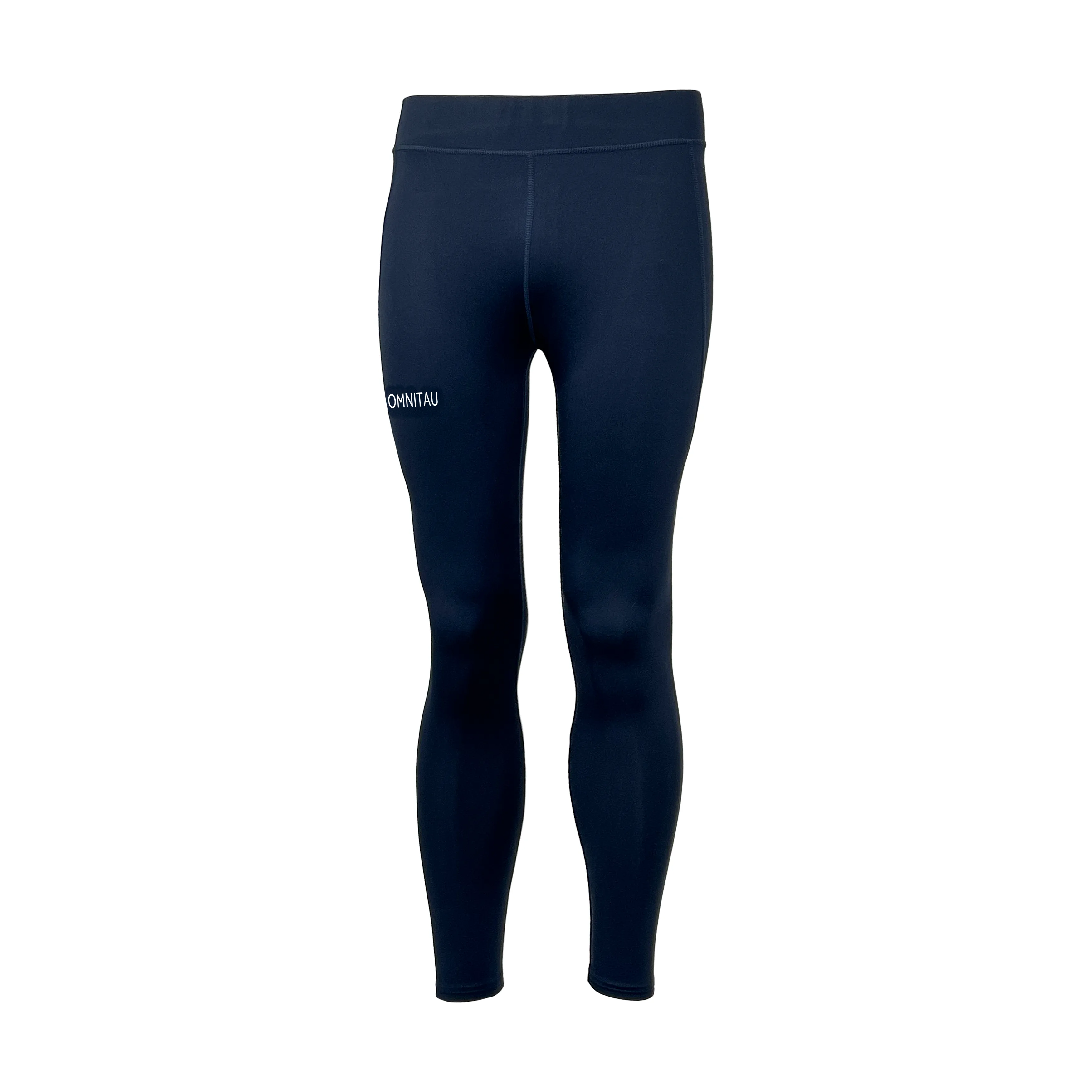 Omnitau Kid's Team Sports Breathable Full Length Training Leggings - Navy
