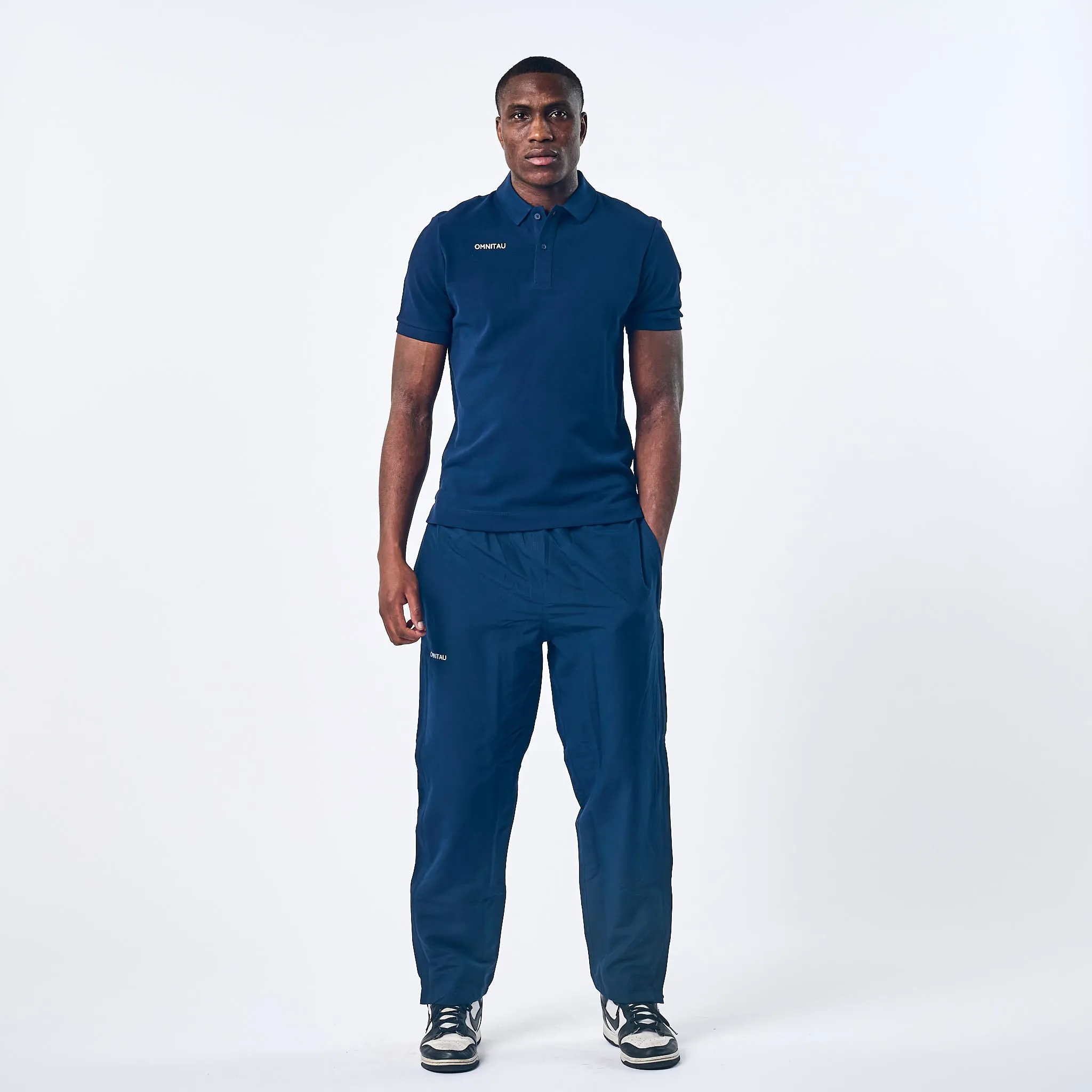 Omnitau Men's Team Sports Full Zip Tracksuit Pant - Navy