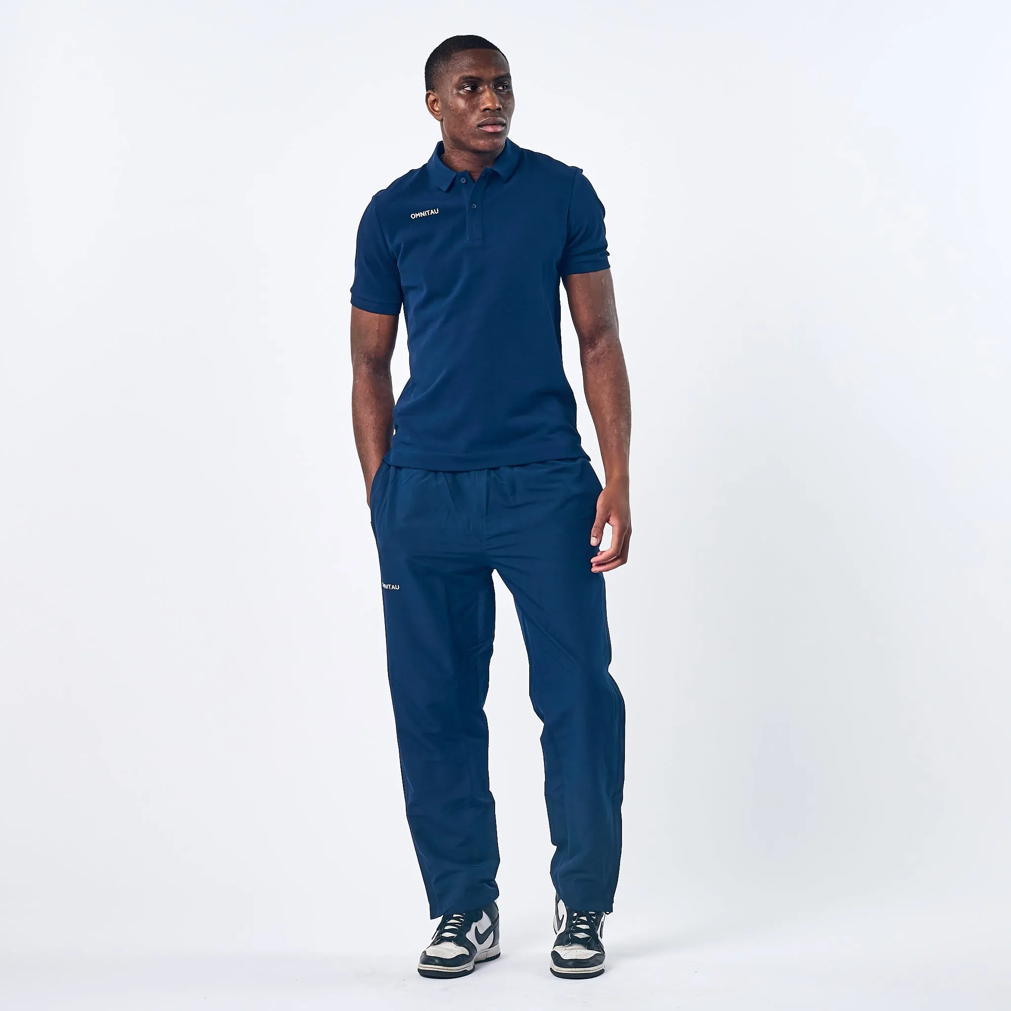 Omnitau Men's Team Sports Full Zip Tracksuit Pant - Navy