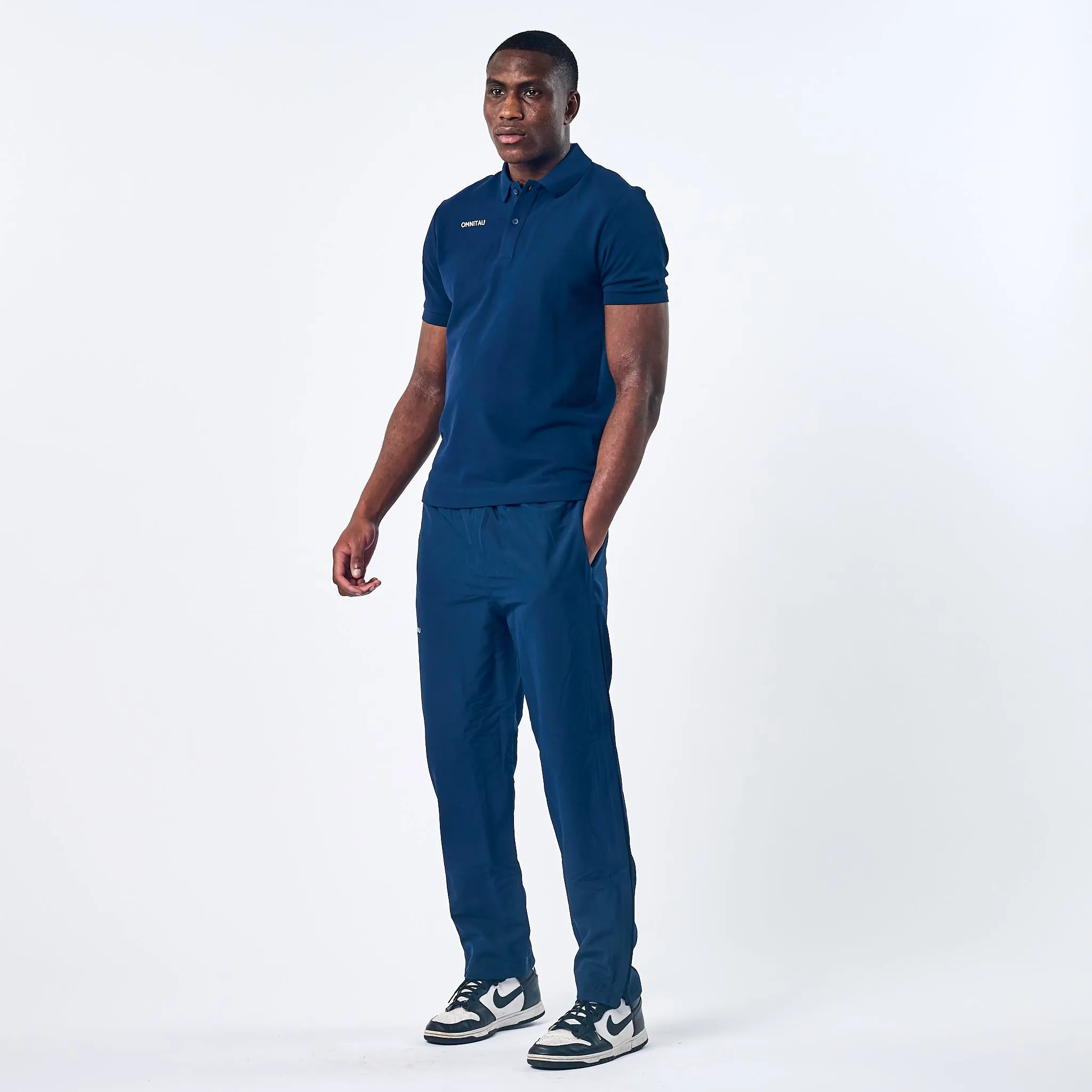 Omnitau Men's Team Sports Full Zip Tracksuit Pant - Navy