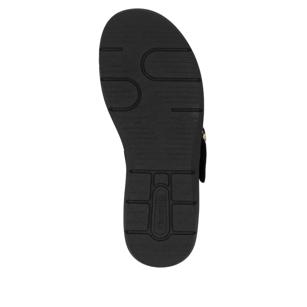 REMONTE JOCELYN 51 WEDGE BLACK/BLACK