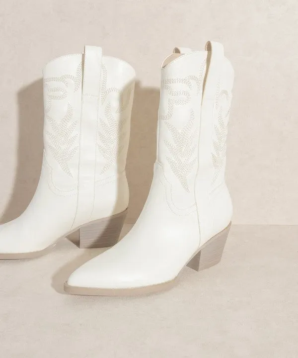 SEPHIRA   Oasis Society Embroidered Short Boot