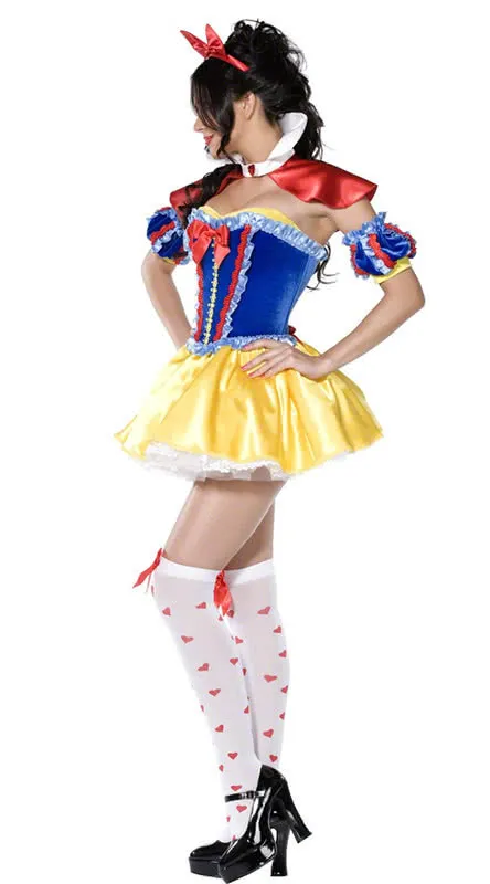 Shapers Snow White Halloween Costume Cosplay Uniform For Adult Woman