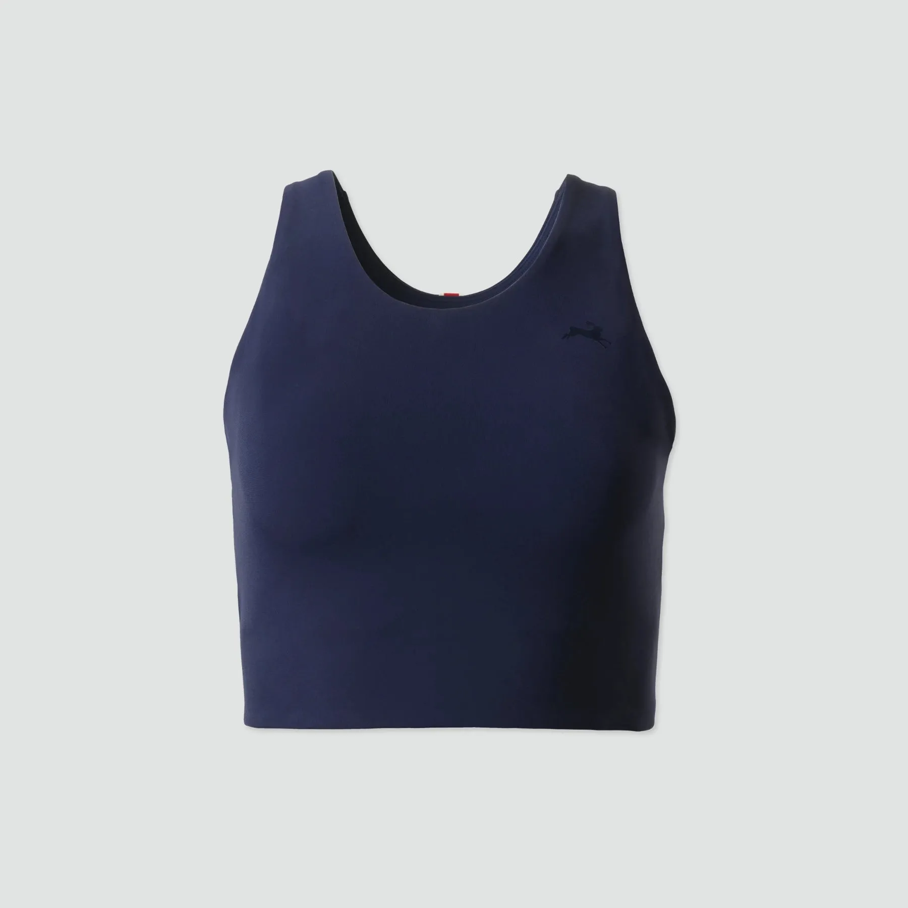 Women's Turnover Crop Top - Navy
